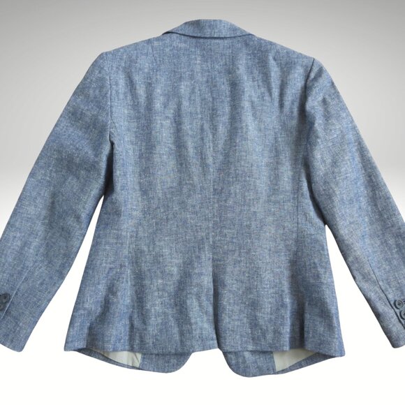 Banana Republic Factory Shrunken Linen Blazer - Picture 4 of 10